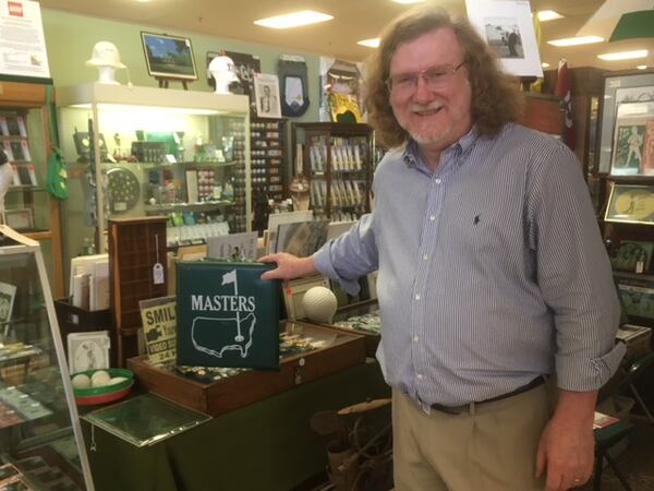  Duluth architect Andy Duckett and his business partner have amassed a vast trove of Masters memorabilia. Photo: Jennifer Brett