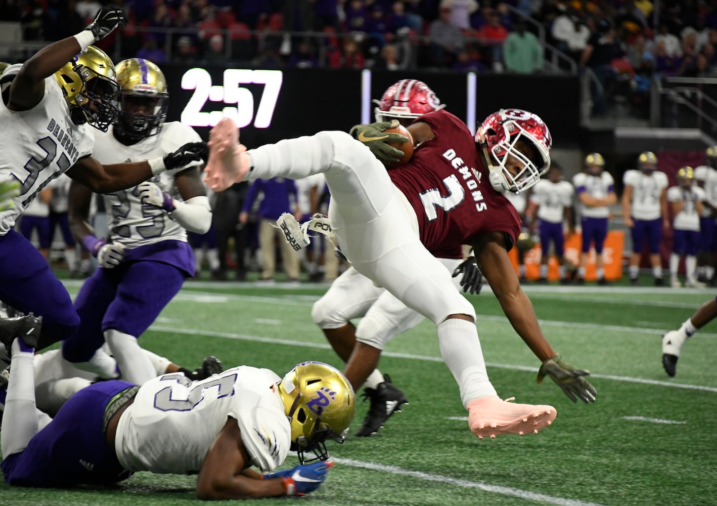 Photos: Day 1 of HS state title games at Mercedes-Benz Stadium