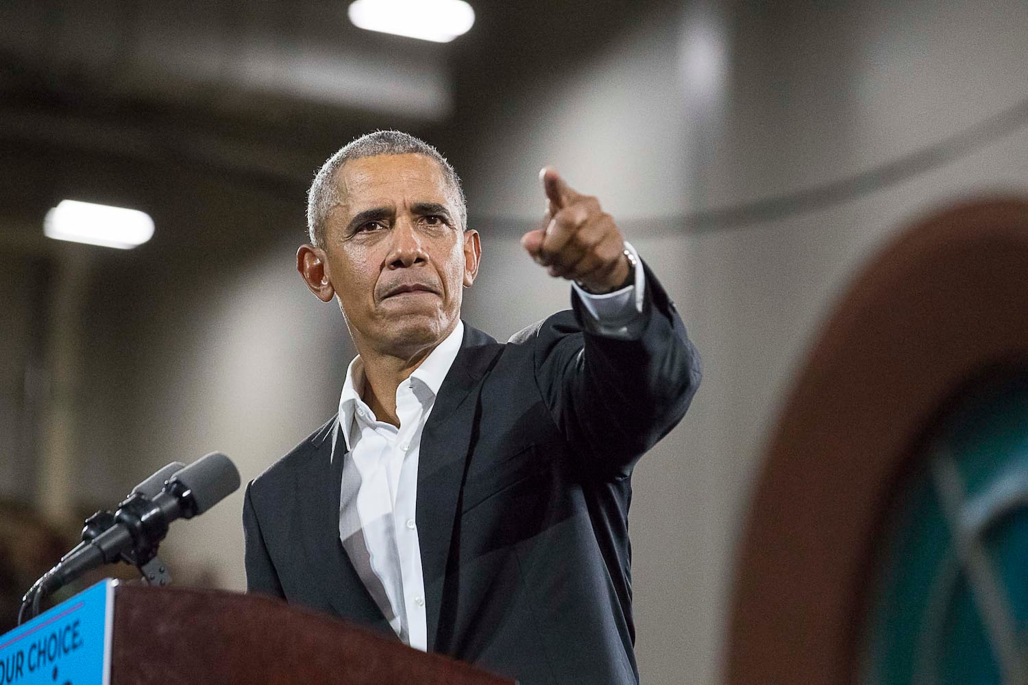 Barack Obama campaigns with Stacey Abrams