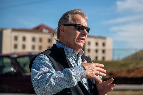  Homer, Georgia — Roger Cosby talks about his political views outside a cafe near Commerce, on Inauguration Day. Cosby voted for Donald Trump in both the 2016 and 2020 presidential election. (Alyssa Pointer / Alyssa.Pointer@ajc.com)