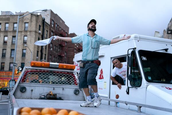 Lin-Manuel Miranda as the "Piragua Guy" in "In the Heights."