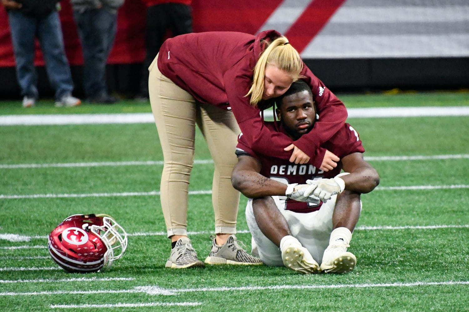 Photos: Day 1 of HS state title games at Mercedes-Benz Stadium