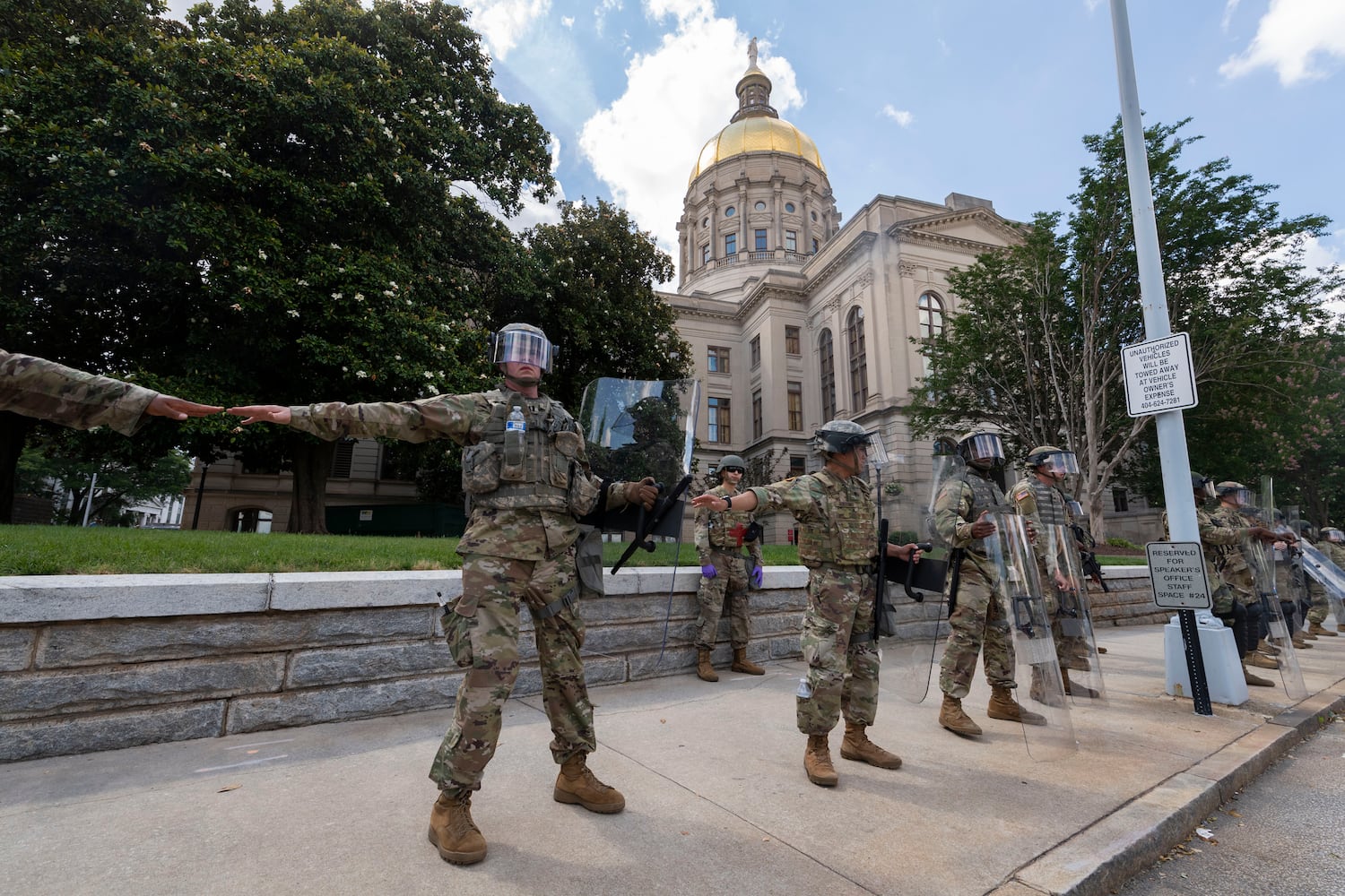 PHOTOS: Fourth day of protests in downtown Atlanta