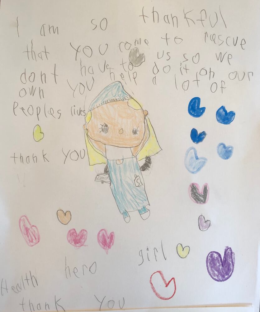 Art from the Heart: Kids thank front-line health care workers