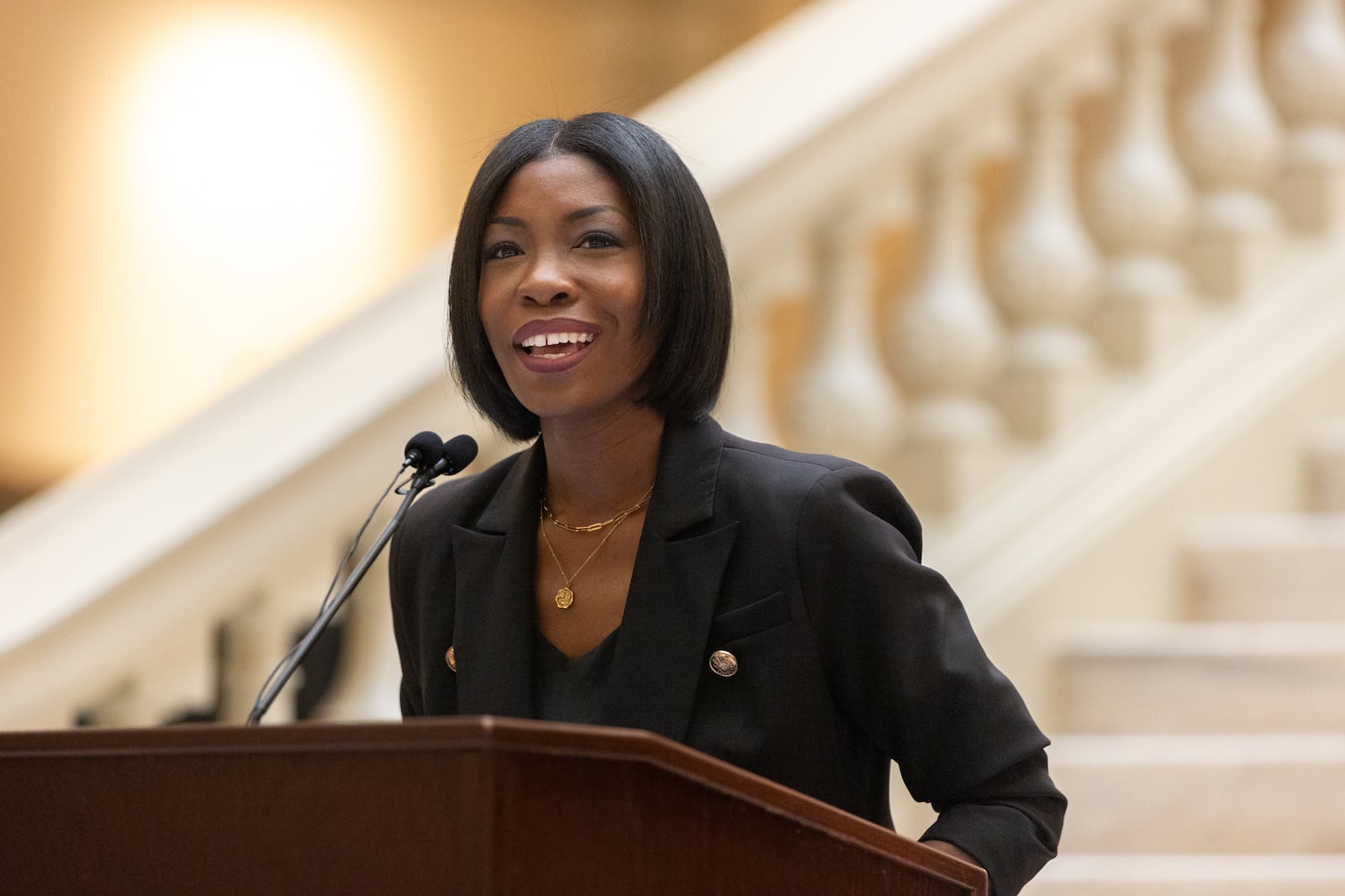 Janelle King, a member of the Georgia Election Board, is a guest today on the "Politically Georgia" show.