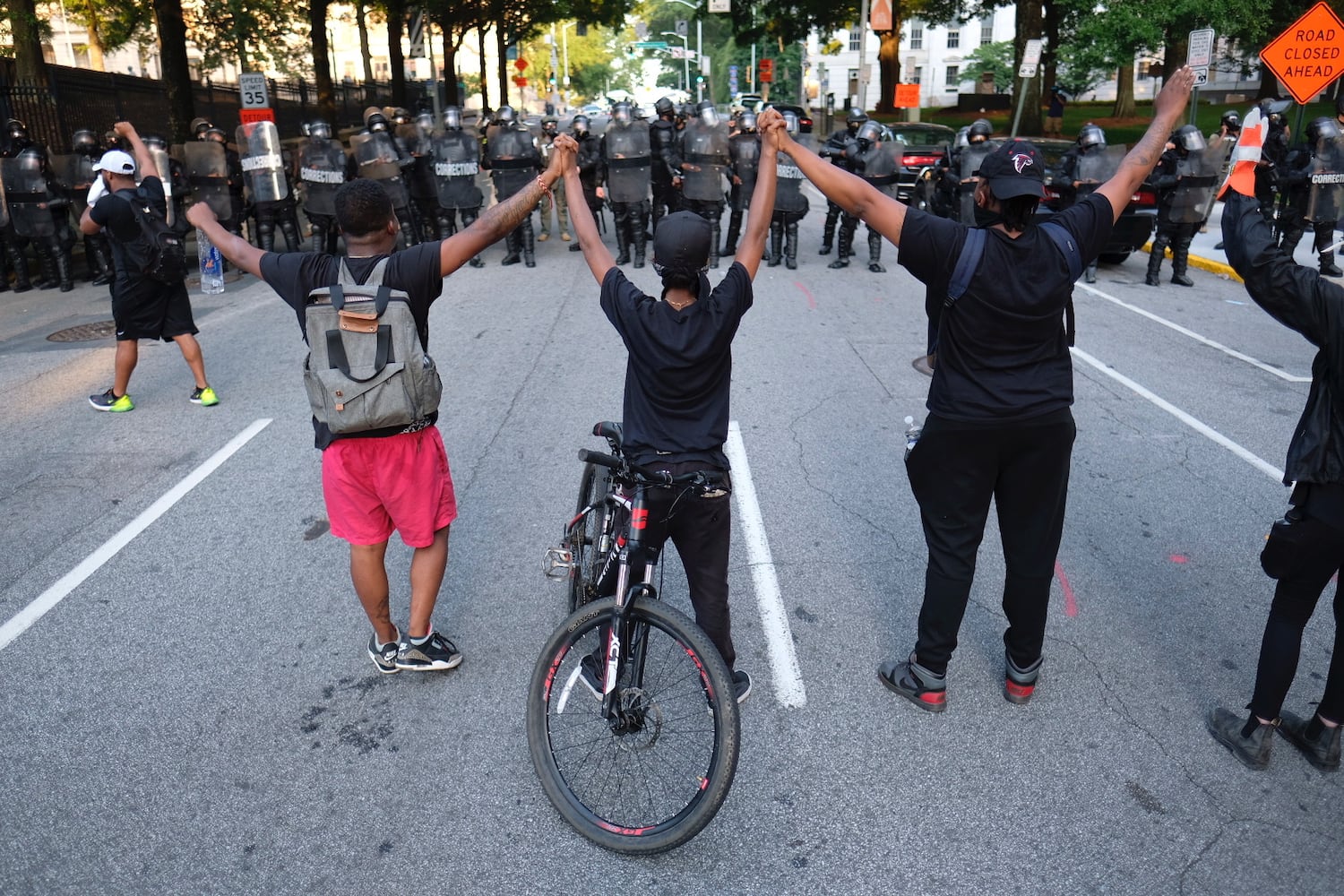 PHOTOS: Fourth day of protests in downtown Atlanta