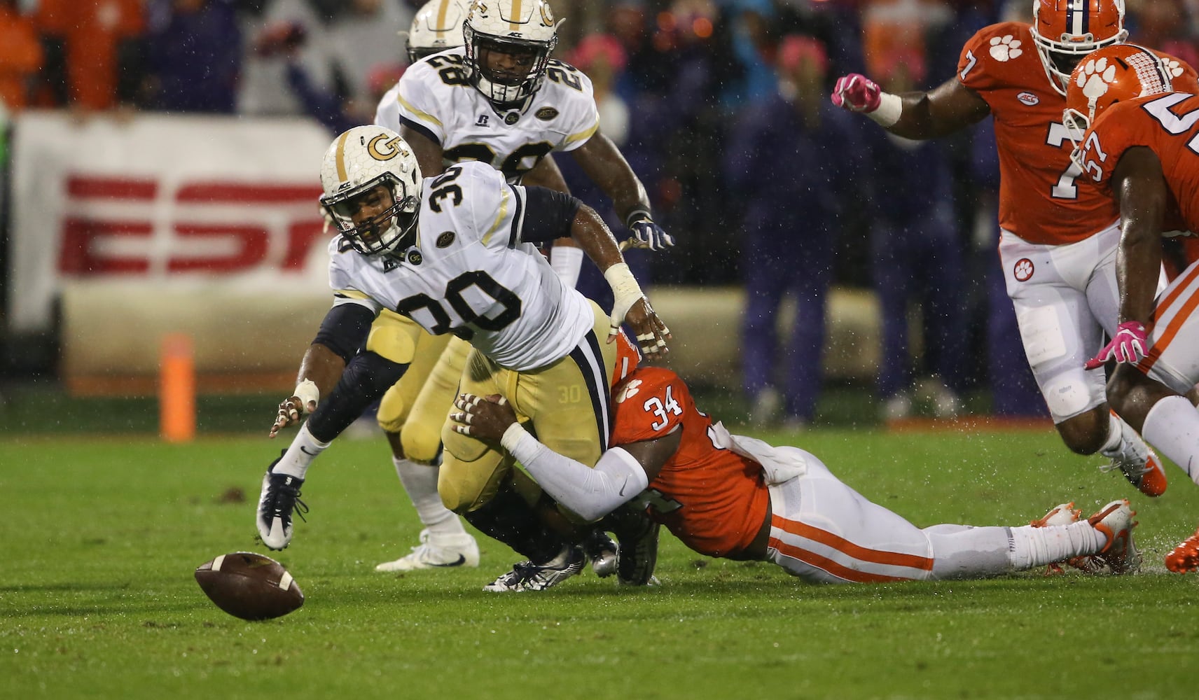 Georgia Tech plays Clemson