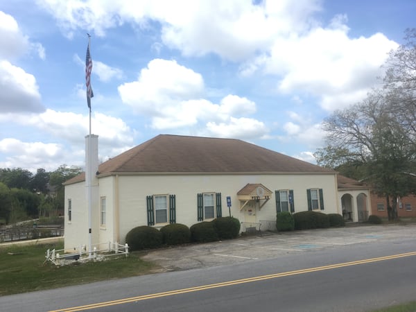  The American Legion post not far from the McDonough square is where AA meeting scenes were filmed. Photo: Jennifer Brett