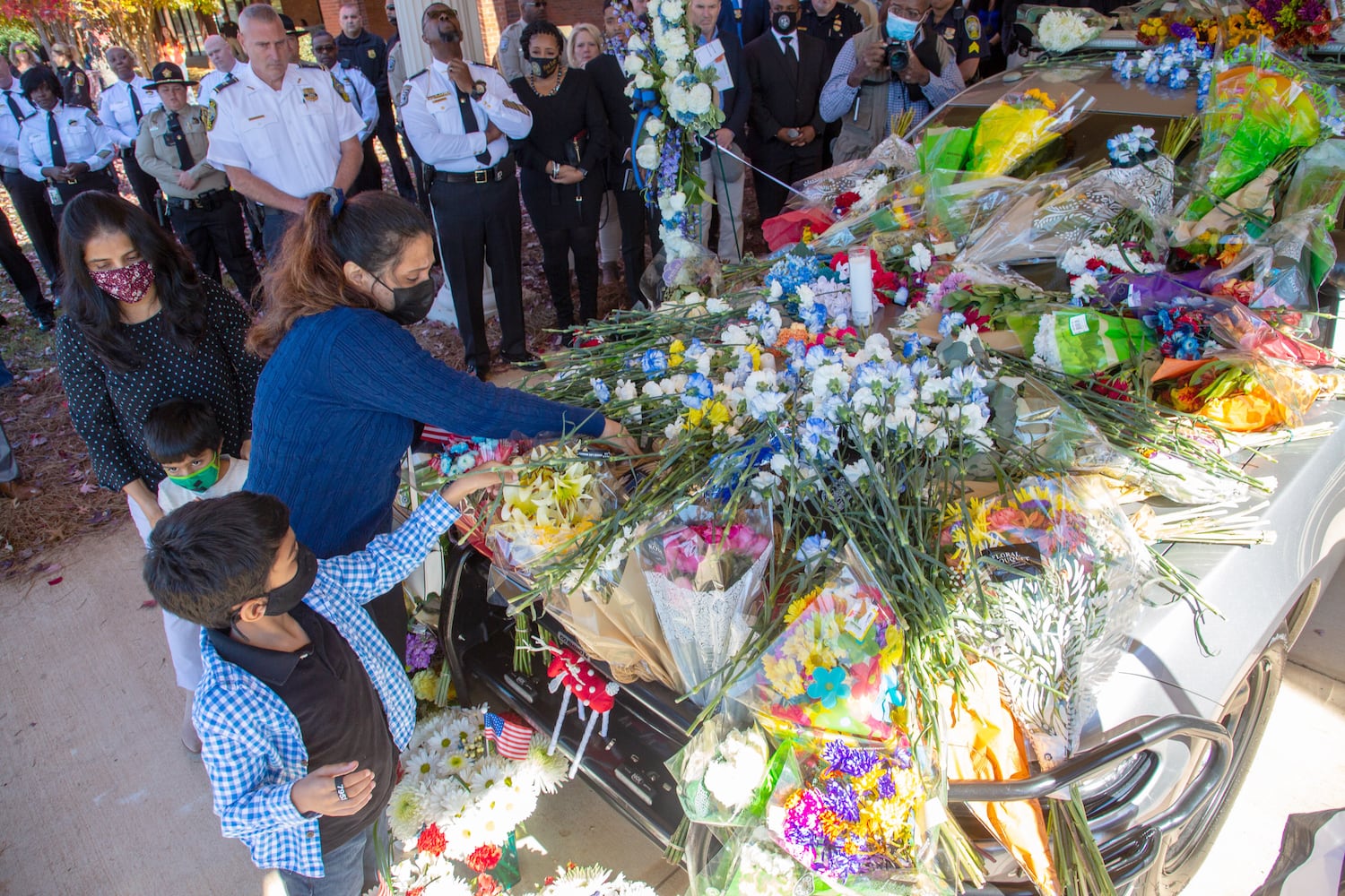 A community prayer vigil for Officer Paramhans Desai.