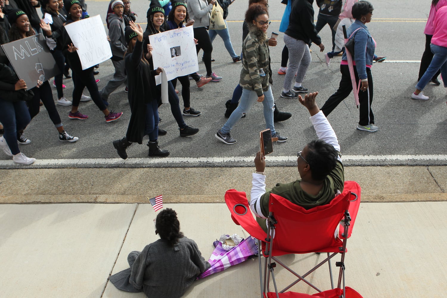 Annual MLK Day parade in Gwinnett County, Jan. 16, 2017