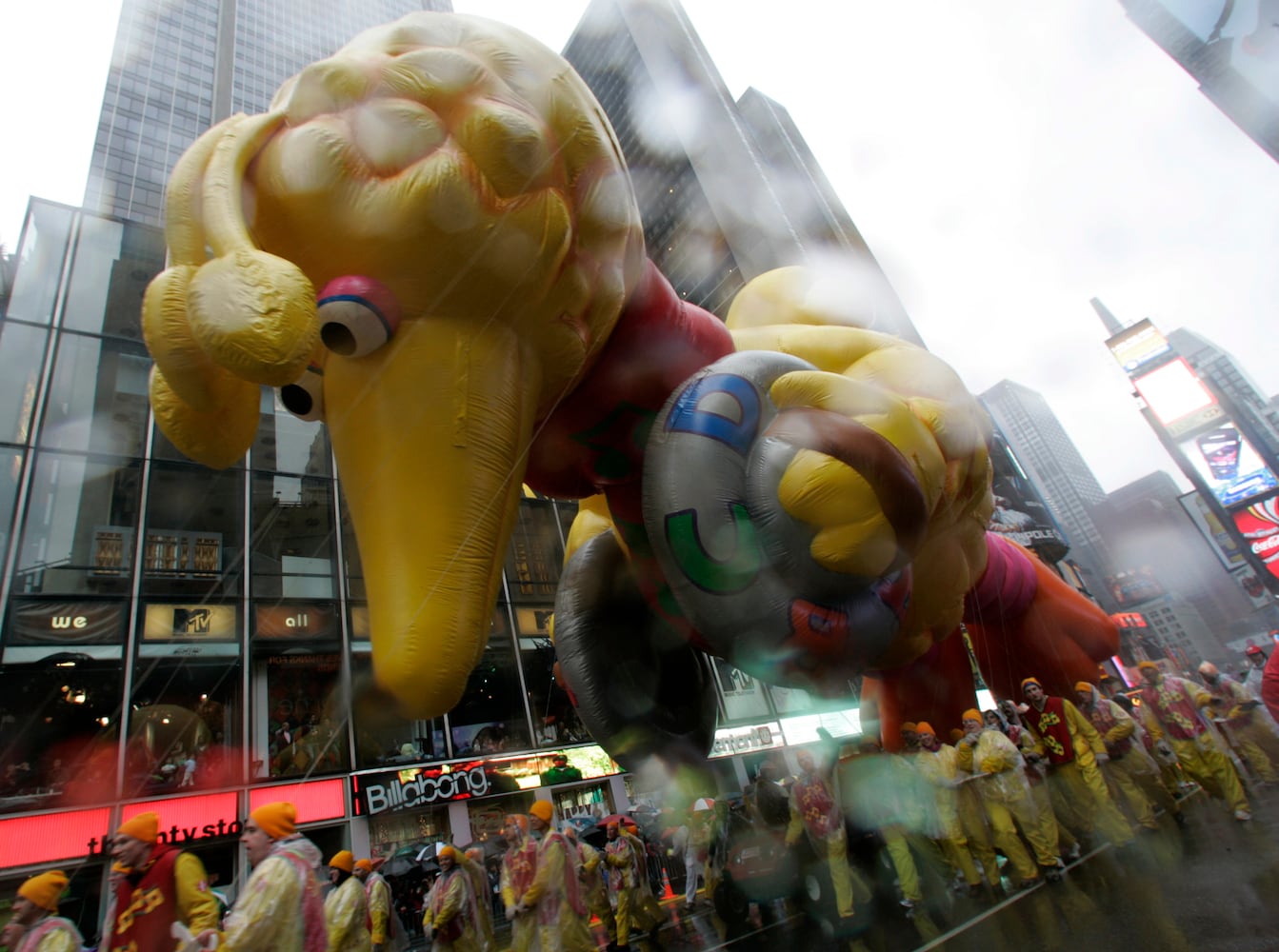 Macy's Thanksgiving Day Parade floats through the years