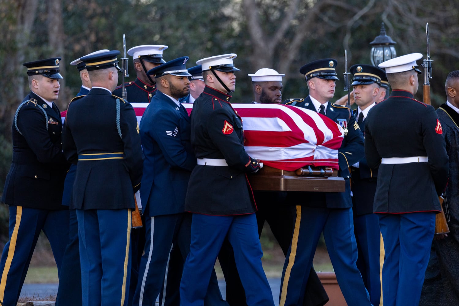 President Carter comes home to Plains for final funeral service
