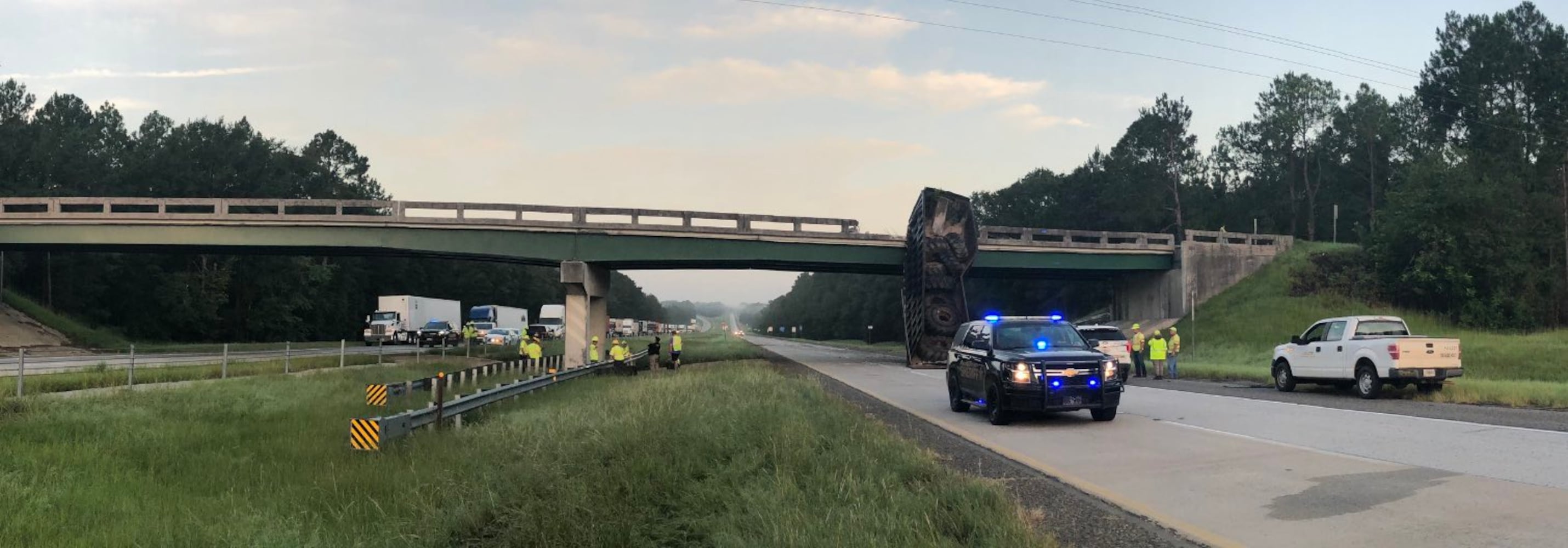 I-16 closed by bridge damage in Georgia