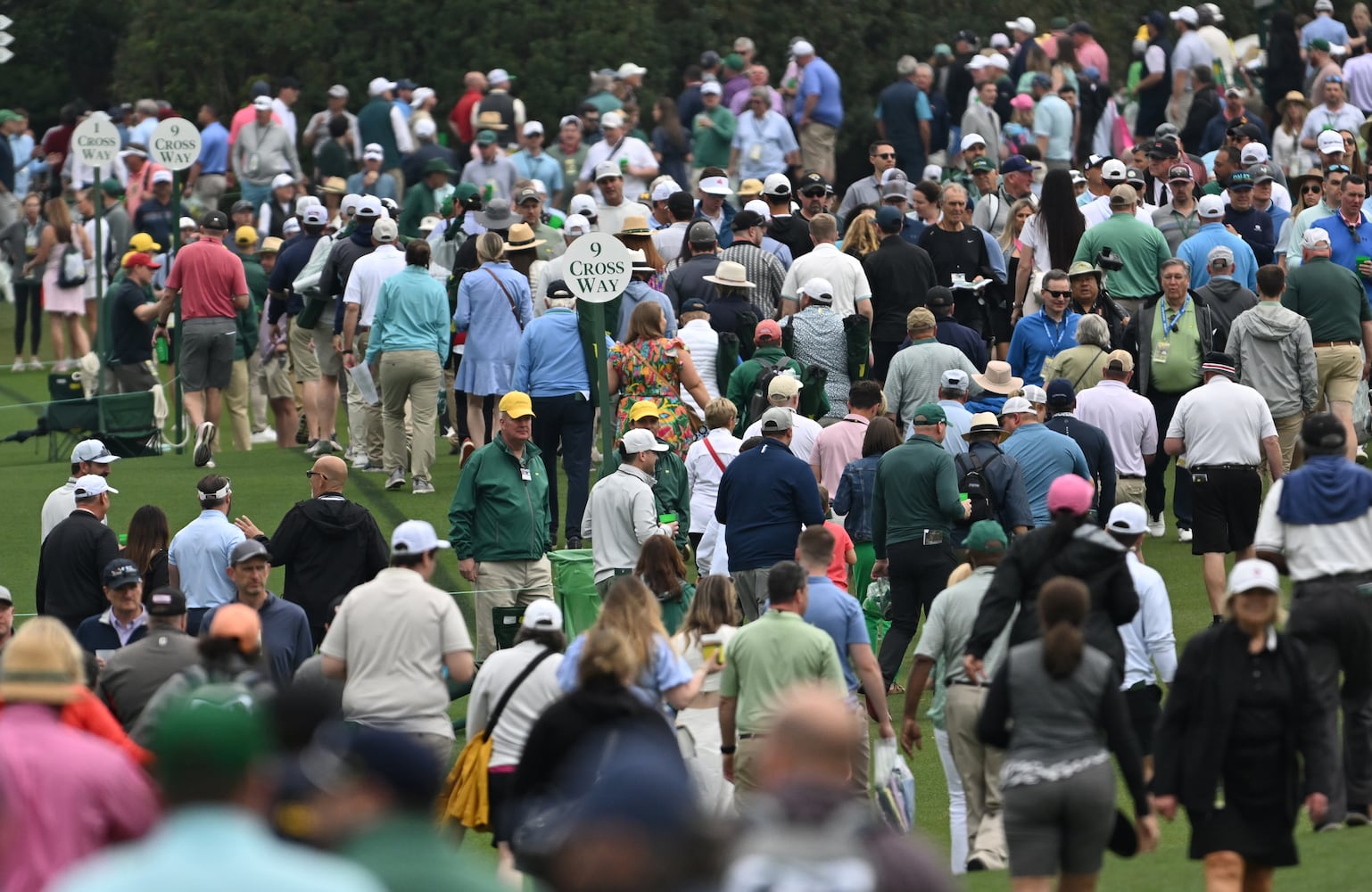 2024 Masters practice round-Wednesday