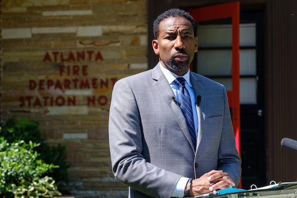 Atlanta Mayor Andre Dickens says the city wants to prioritize the continued use of the site — in whole or in part — for health care services.  (Arvin Temkar / arvin.temkar@ajc.com)