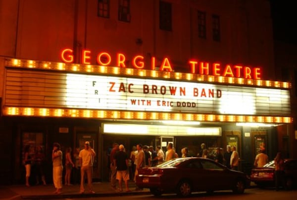 The Georgia Theatre is a musical landmark in Athens.