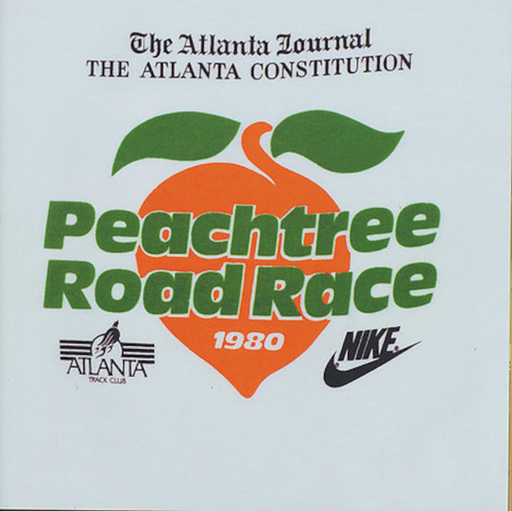 Peachtree Road Race: 1980s T-shirts