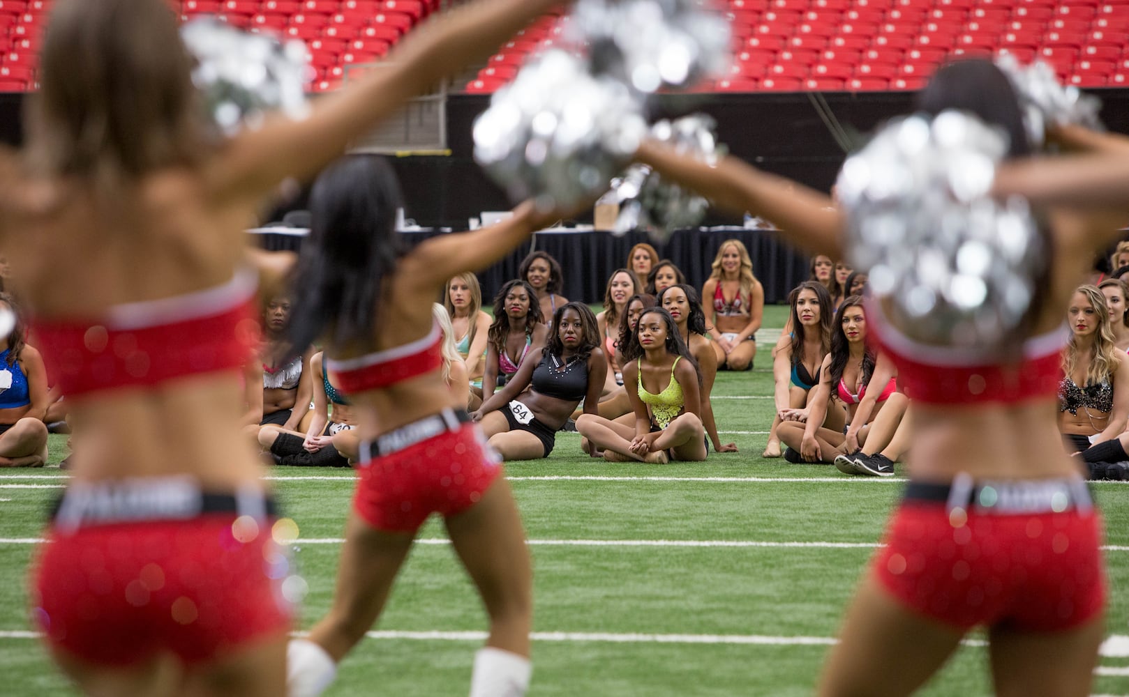 Atlanta Falcons cheerleader tryouts