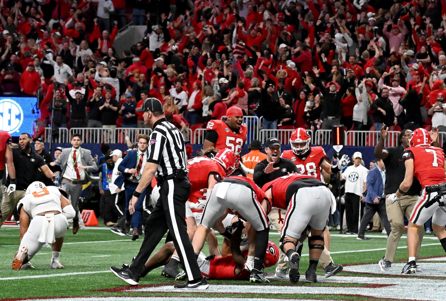 SEC Championship Georgia vs Texas