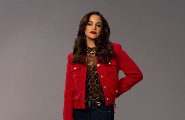 Melissa Fumero ("Brooklyn Nine-Nine") plays the super rich and troubled Birdie in NBC's "Grosse Pointe Garden Society," debuting Feb. 23. (Sally Montana/NBC)