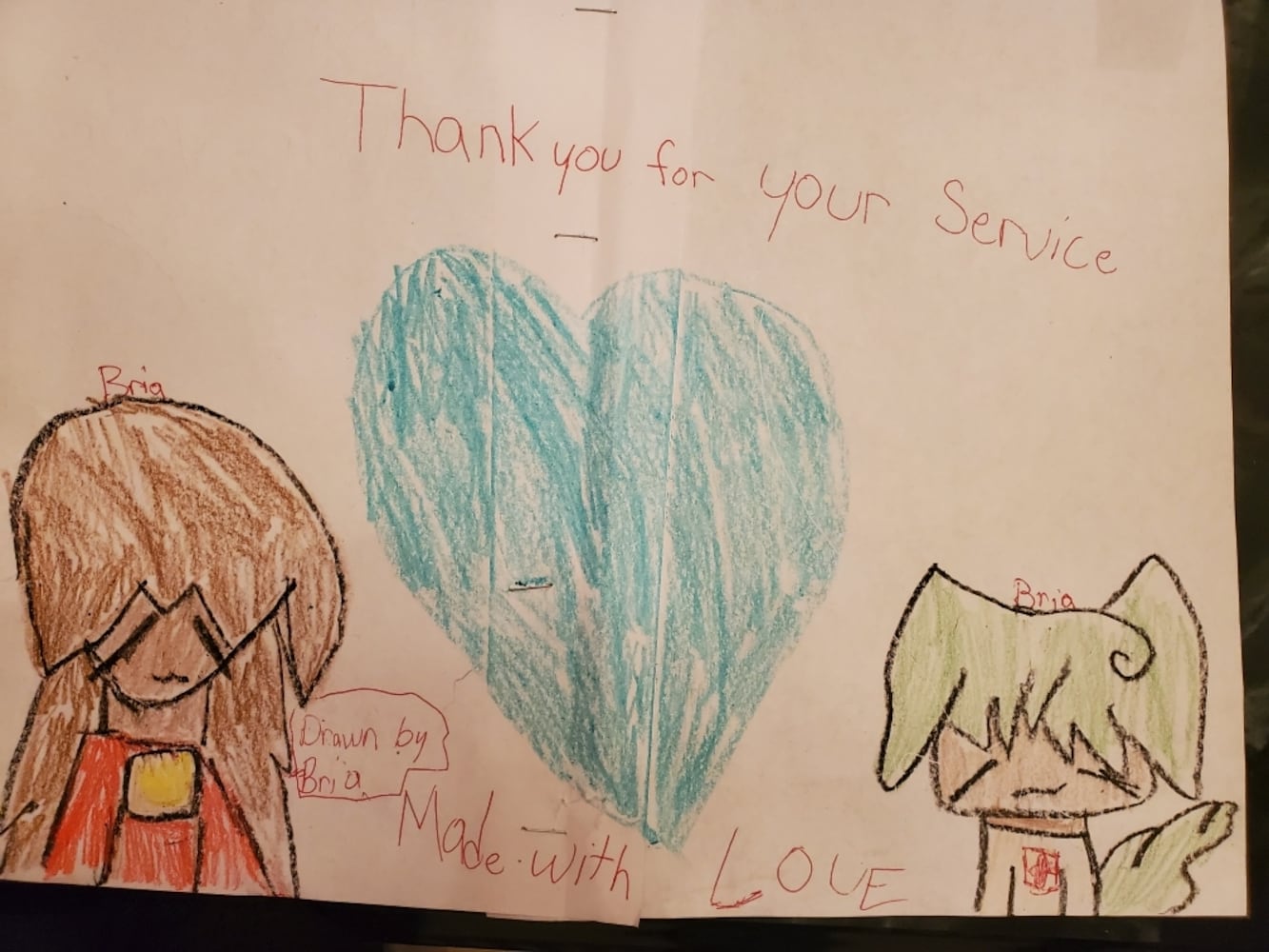 Art from the Heart: Kids thank front-line public safety workers