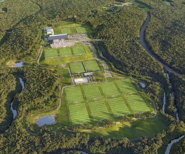 A rendering of the Arthur M. Blank National Training Center, under construction in Fayette County.