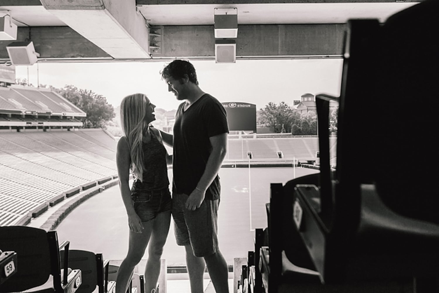 Former Georgia quarterback and cheerleader will marry this year