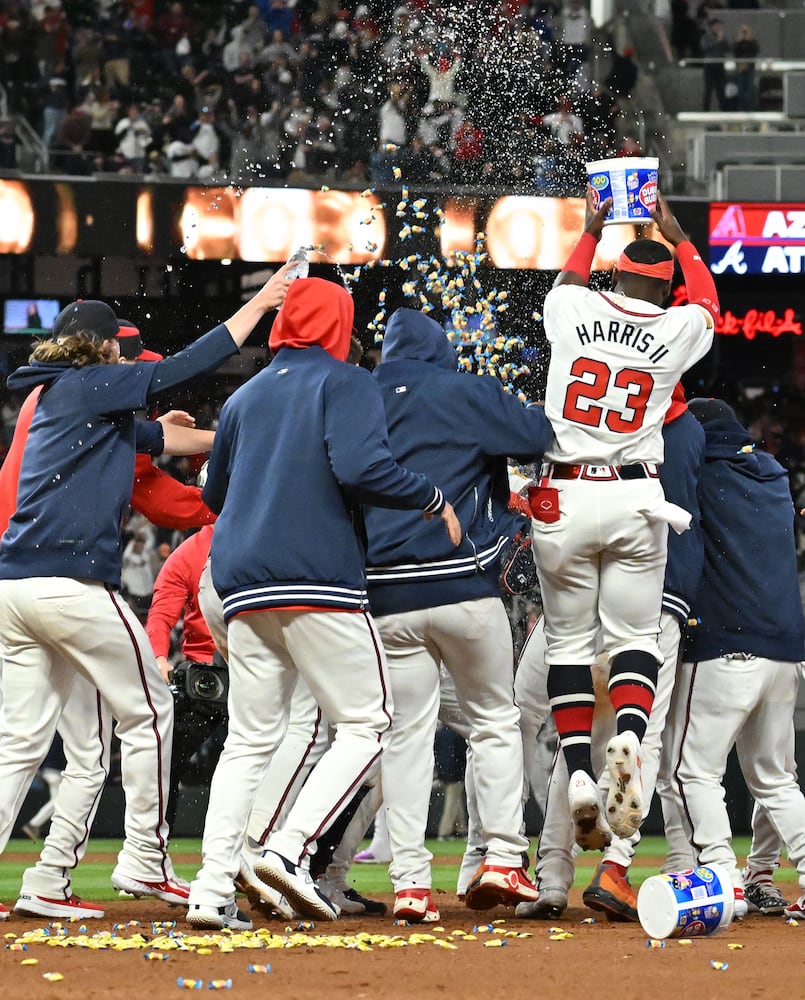 Braves vs. D'Backs home opener