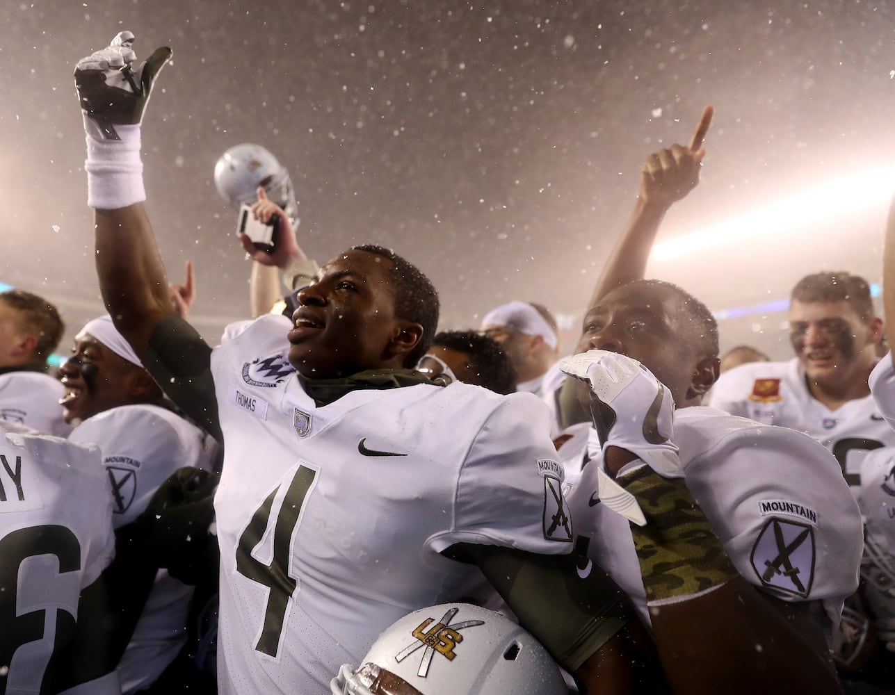 Photos: Army edges Navy in the snow