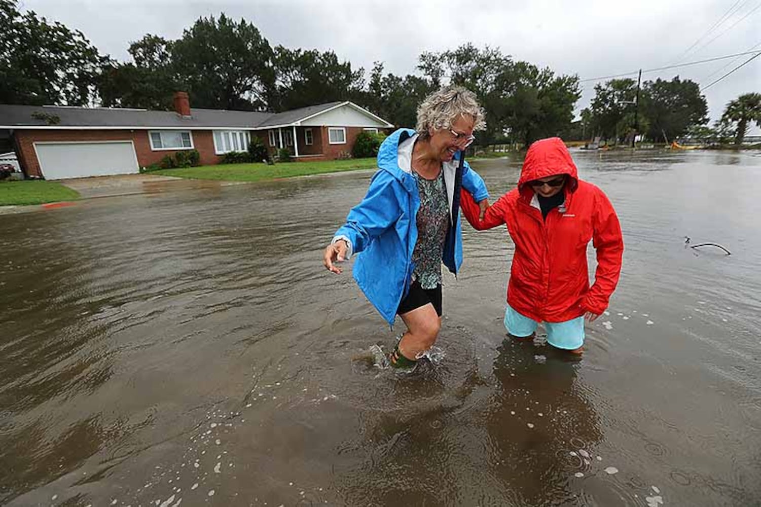 PHOTOS: Hurricane Dorian’s outer bands reach South Georgia