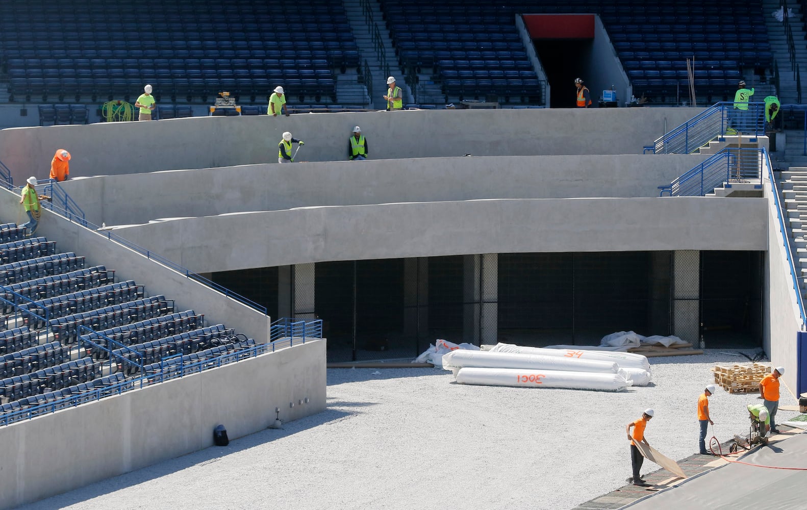 Photos: Turning Turner Field into Georgia State Stadium