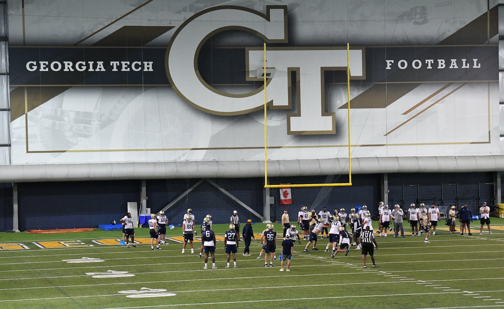 Georgia Tech football practice photo