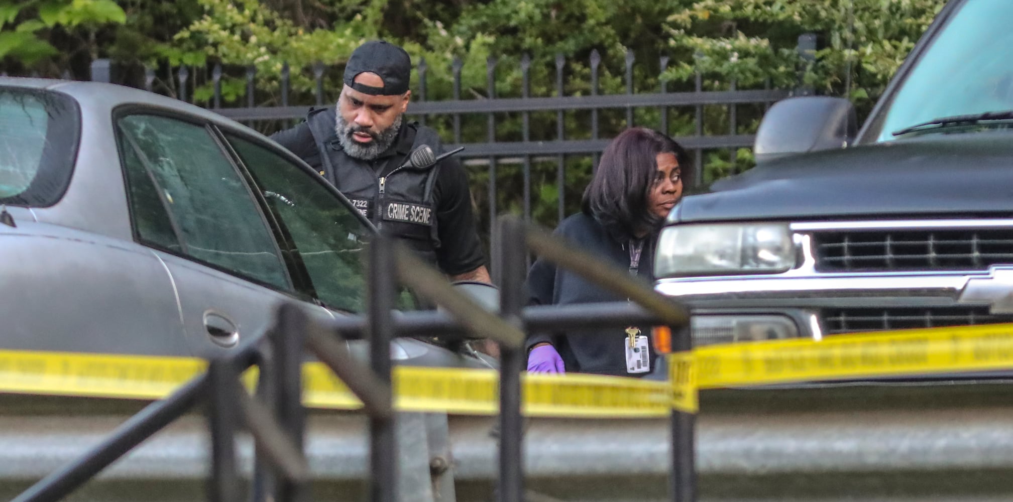 Atlanta police investigate a fatal shooting at the Flipper Temple Apartments located at 2479 Abner Terrace in northwest Atlanta. 
