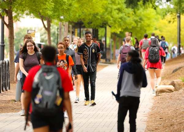 Kennesaw State University has seen an increase in the number of students taking online courses.