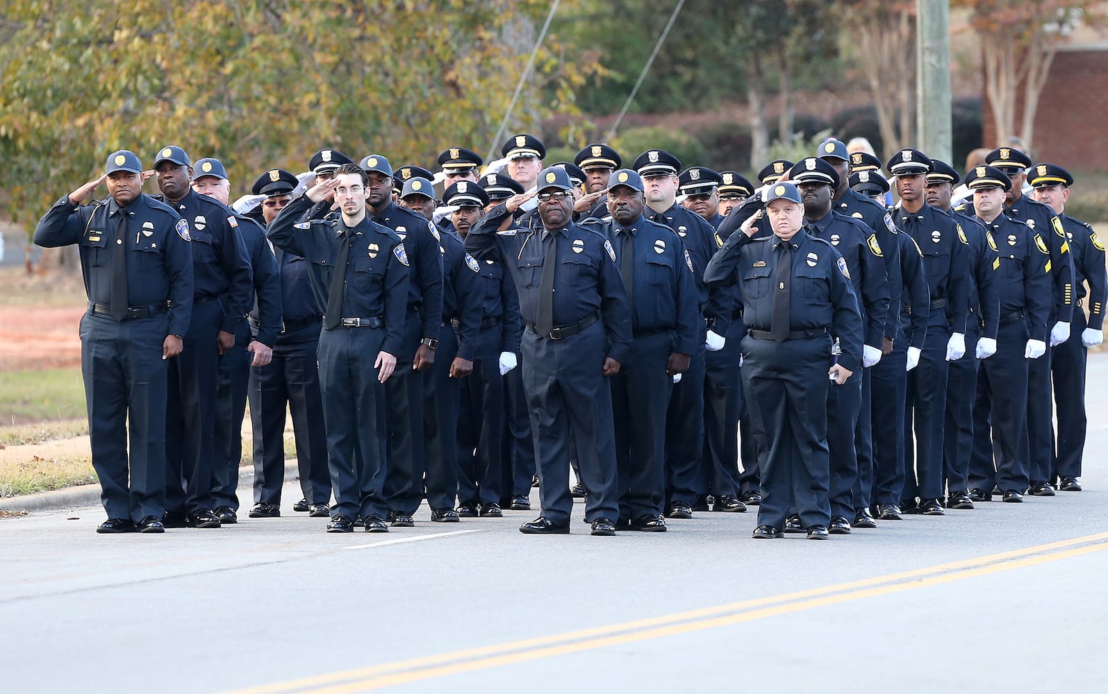 Funeral for slain Americus police officer Nicholas Ryan Smarr