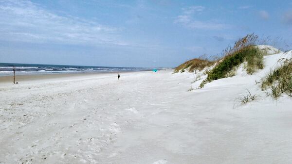 Bear Island is part of Hammocks Beach State Park in Swansboro, North Carolina. Ferry service has been suspended during the pandemic, so access is by kayak only. 
Courtesy of Blake Guthrie