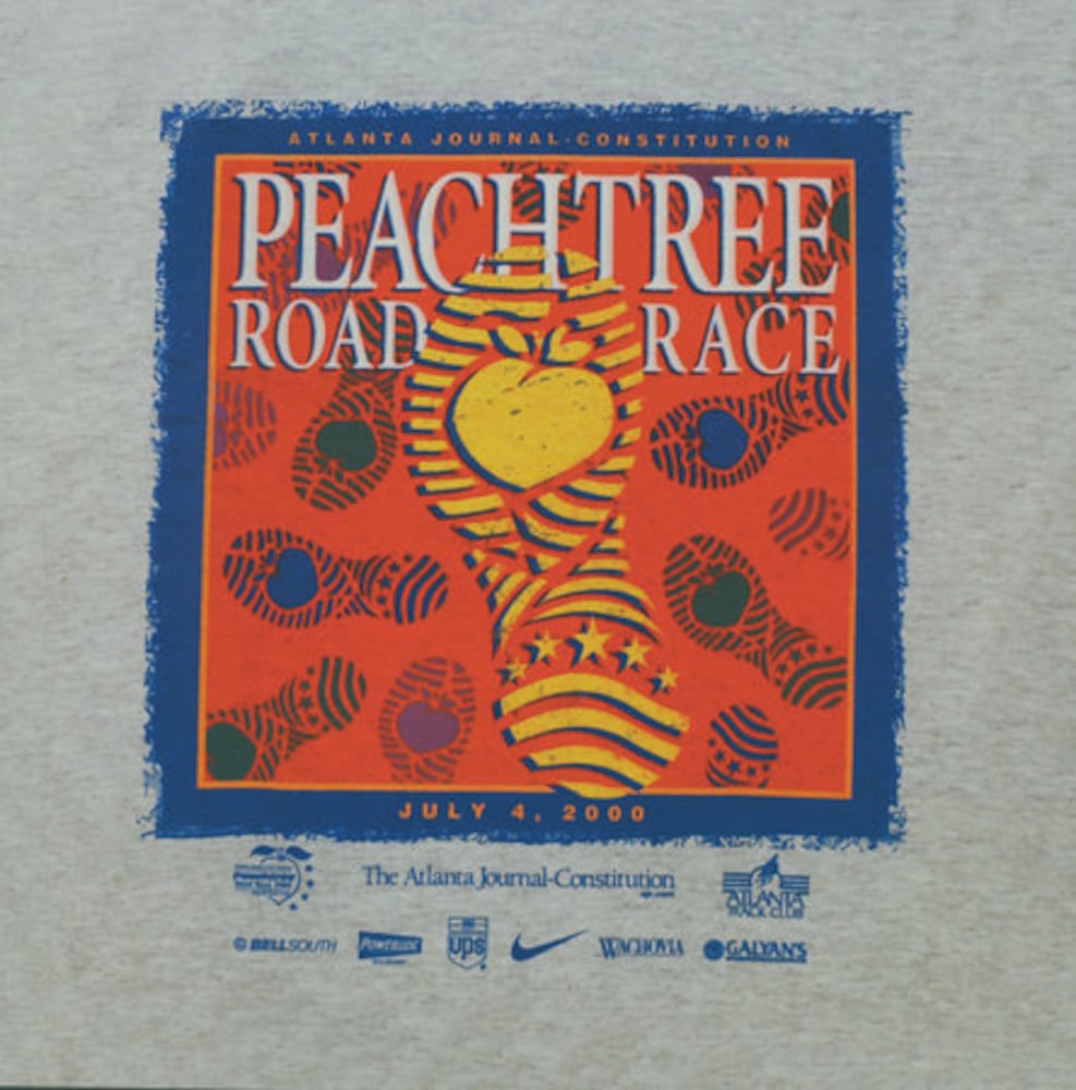 Peachtree Road Race: 2000s T-shirts