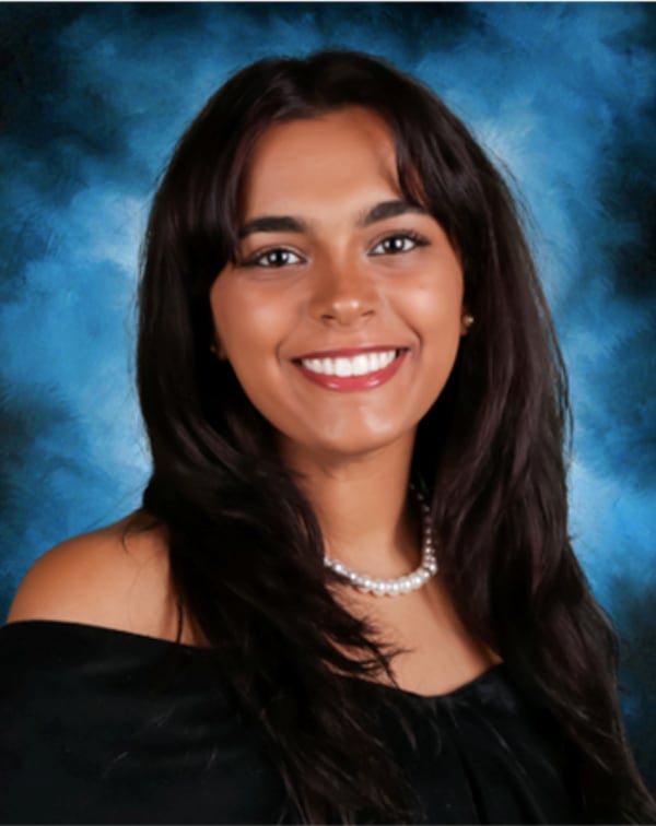 Rithu Hegde, valedictorian at Wheeler High School (Courtesy photo)