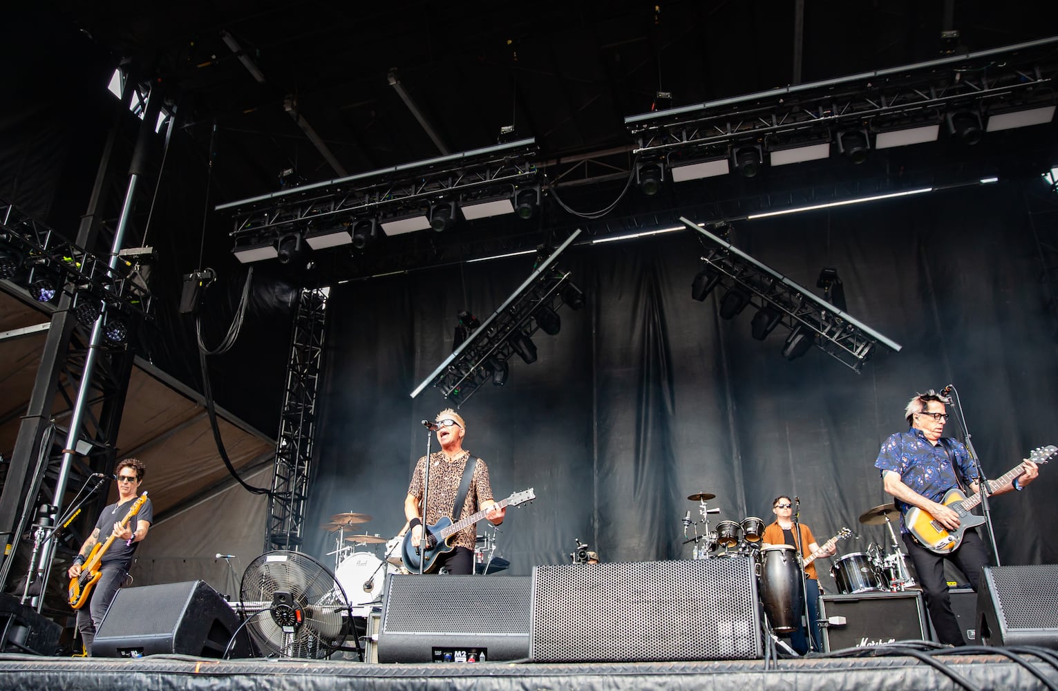 Atlanta, Ga: The Offspring brough all the hits to a sing-along crowd at the Piedmot stage. Photo taken Saturday May 4, 2024 at Central Park, Old 4th Ward. (RYAN FLEISHER FOR THE ATLANTA JOURNAL-CONSTITUTION)