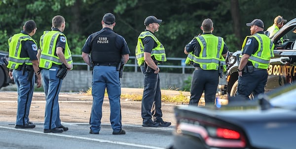 Cobb County police investigated a fatal single-vehicle crash on Barrett Parkway early Friday morning.