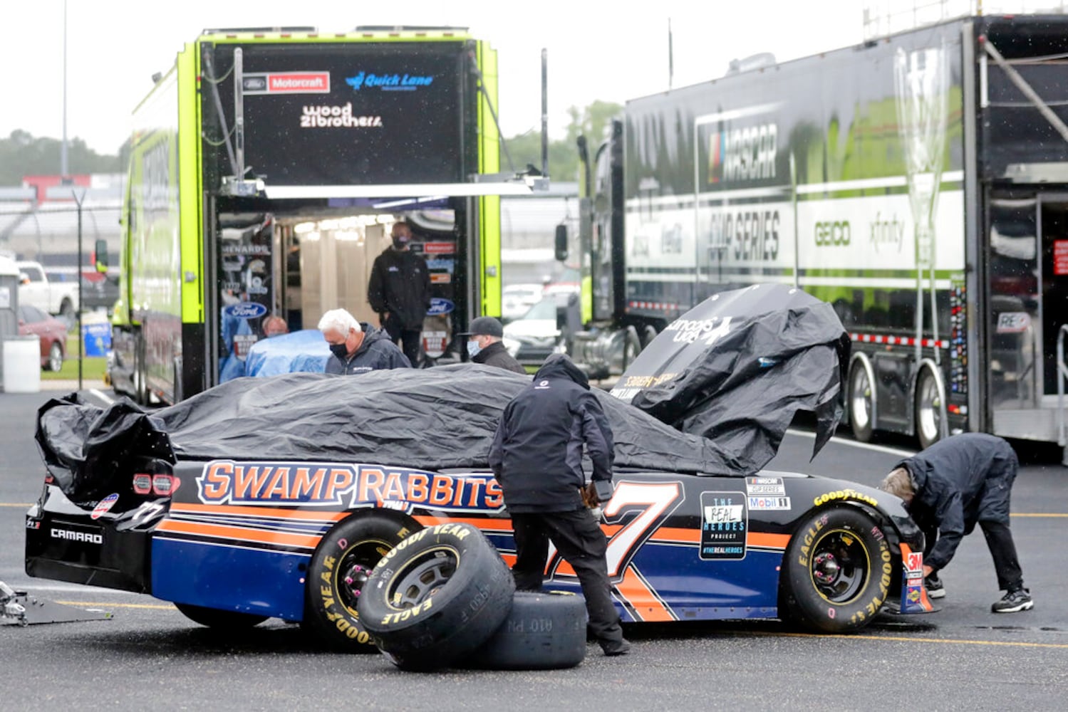 Photos: NASCAR races again at Darlington