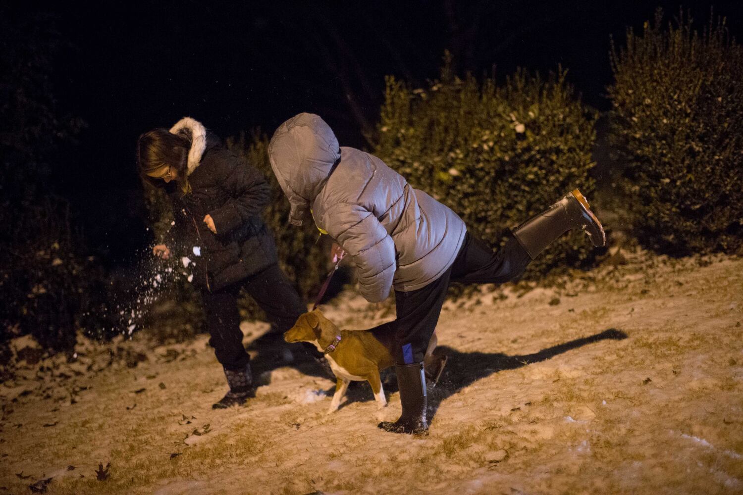 Snow and ice hit metro Atlanta