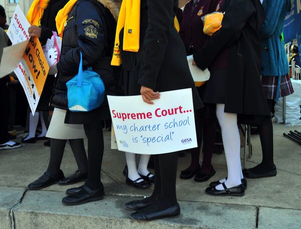 Public support for charter schools has fallen among Republicans and Democrats, according to a new poll. (Photo/Brant Sanderlin bsanderlin@ajc.com)