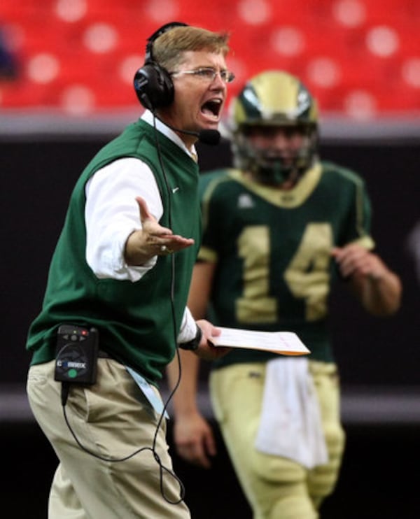 Mickey Conn won seven region titles and one state championship at Grayson, a program that he started in 2000. Jason Getz / AJC