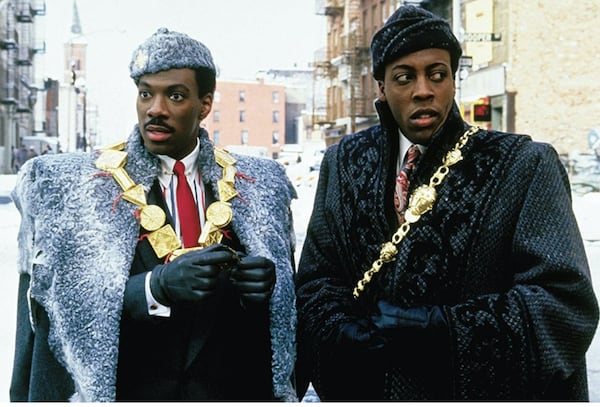 “Coming to America” starring Eddie Murphy and Arsenio Hall. Contributed by Paramount Pictures