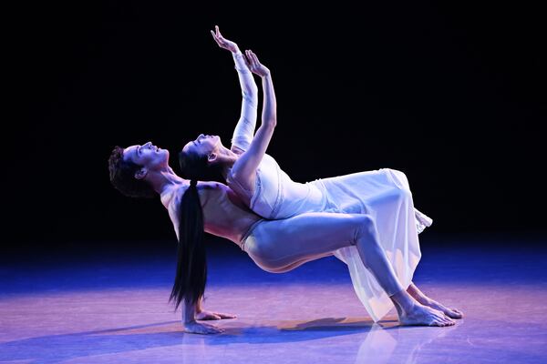 Jacob Larsen and So Young An in the “Moon” vignette from “Canticle” (Photo by Melissa Sherwood)