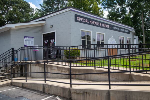 Special Kneads and Treats, a bakery in Lawrenceville that employs only special needs individuals, is on a mission to raise $100,000 in six months. They were given the challenge this spring by a local benefactor who said if they raise that much, he will match the $100k, allowing Tempa and Michael Kohler (the owners) to pay off the shop's mortgage. PHIL SKINNER FOR THE ATLANTA JOURNAL-CONSTITUTION.