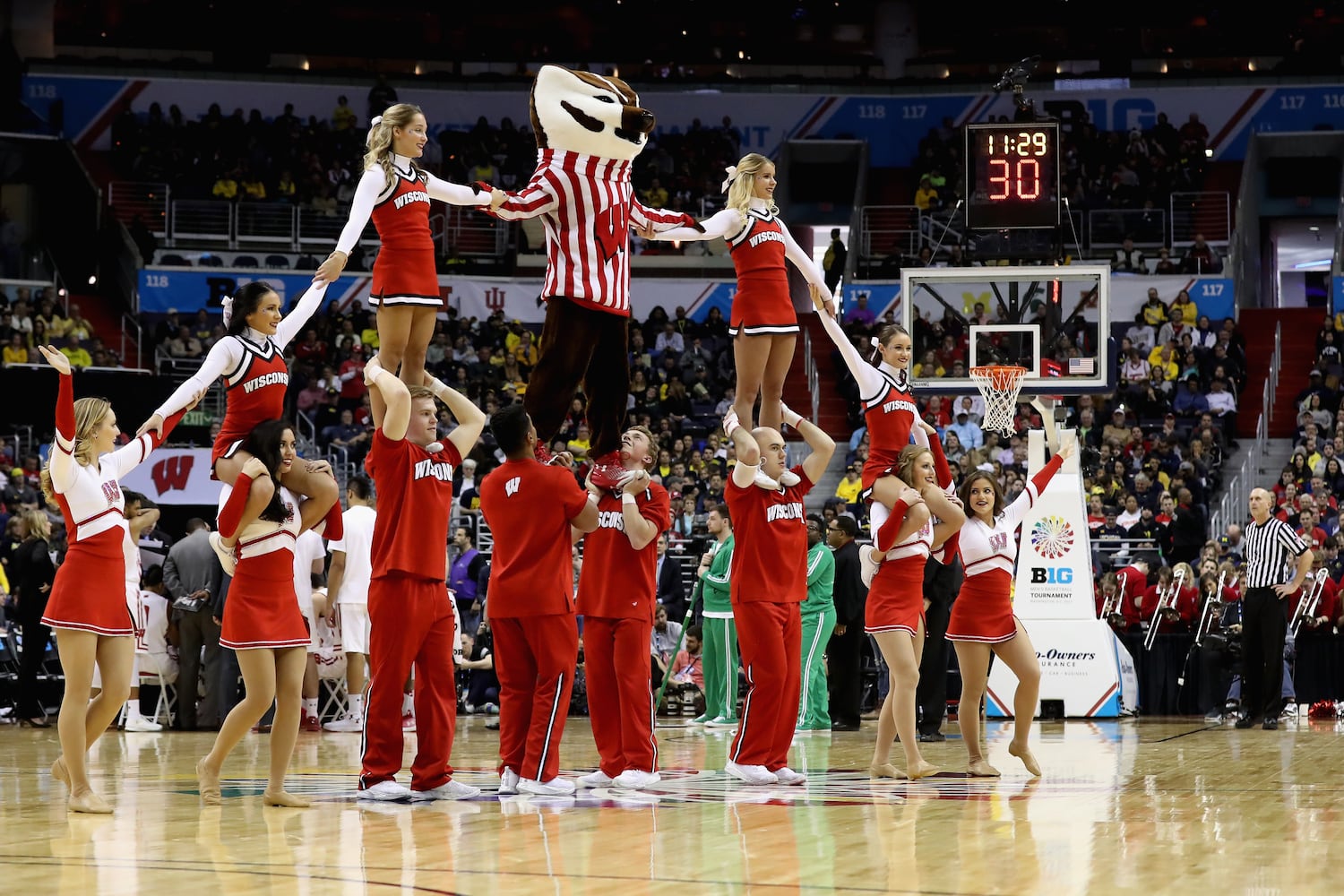 NCAA cheerleaders