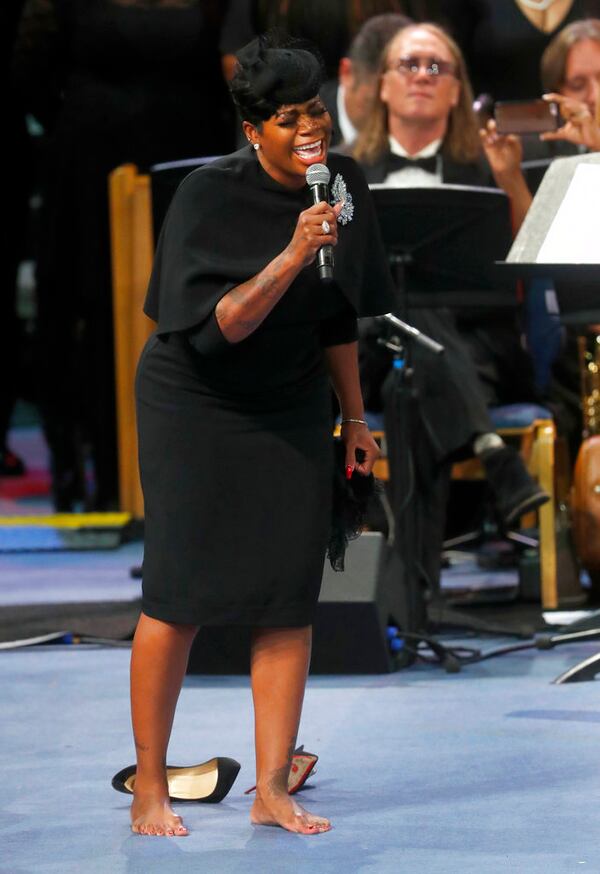 Fantasia Barrino-Taylor is expecting a baby with her husband, Kendall Taylor. Paul Sancya/AP