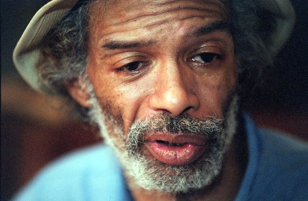 Gil Scott-Heron, the musician, writer, spoken-word poet, and activist, whose politically pointed lyrics in the 1970s helped give rise to rap. (Ozier Muhammad/The New York Times)